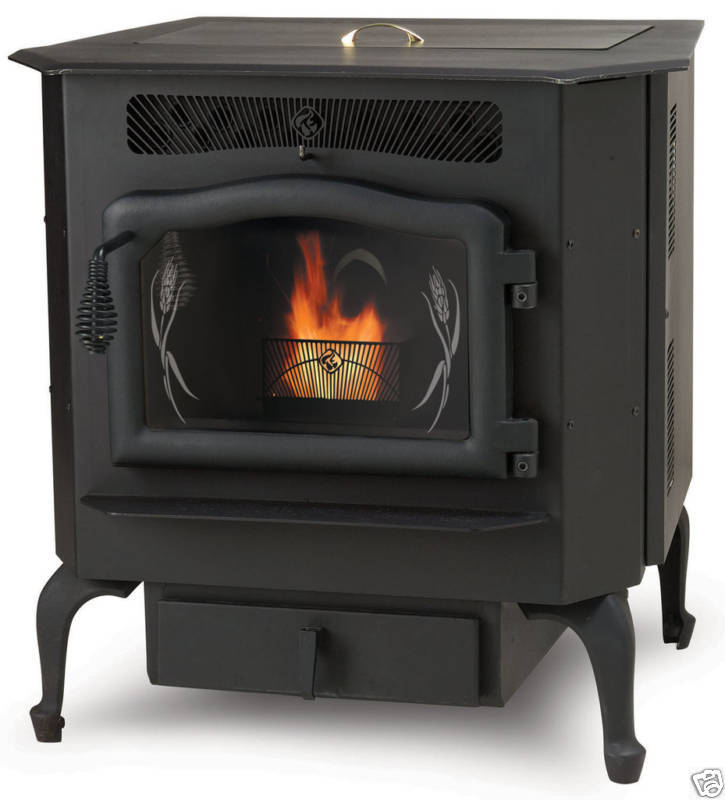 Country Flame Harvester Model HR01BLK Wood Pellet, Corn, Stove