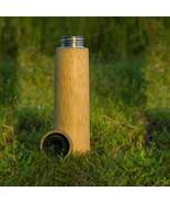 Bamboo Water Bottle ( 500 ML) Insulated Steel | Bamboo Water Bottle | Pl... - $34.95