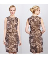 AK ANNE KLEIN Leopard Taffeta Dress  Sz 2 NWT $118 - $80.74