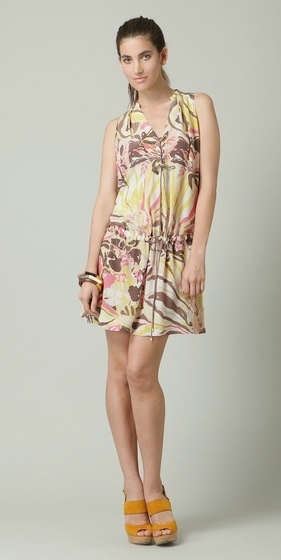 Primary image for Leifsdottir Cloudberry Silk Tunic Dress Size 2 NWT $278