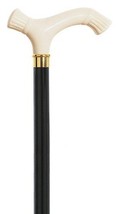 Churchill Walking Cane, Fritz Handle with Ivory Patina Finish. - $93.99