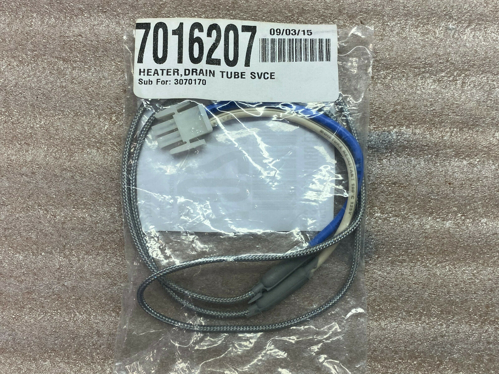SubZero Drain Tube Heater 7016207 Other