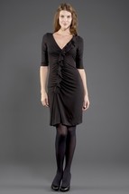 Tribute Ruffle Jersey Dress Size P- NWOT $170 - $49.00