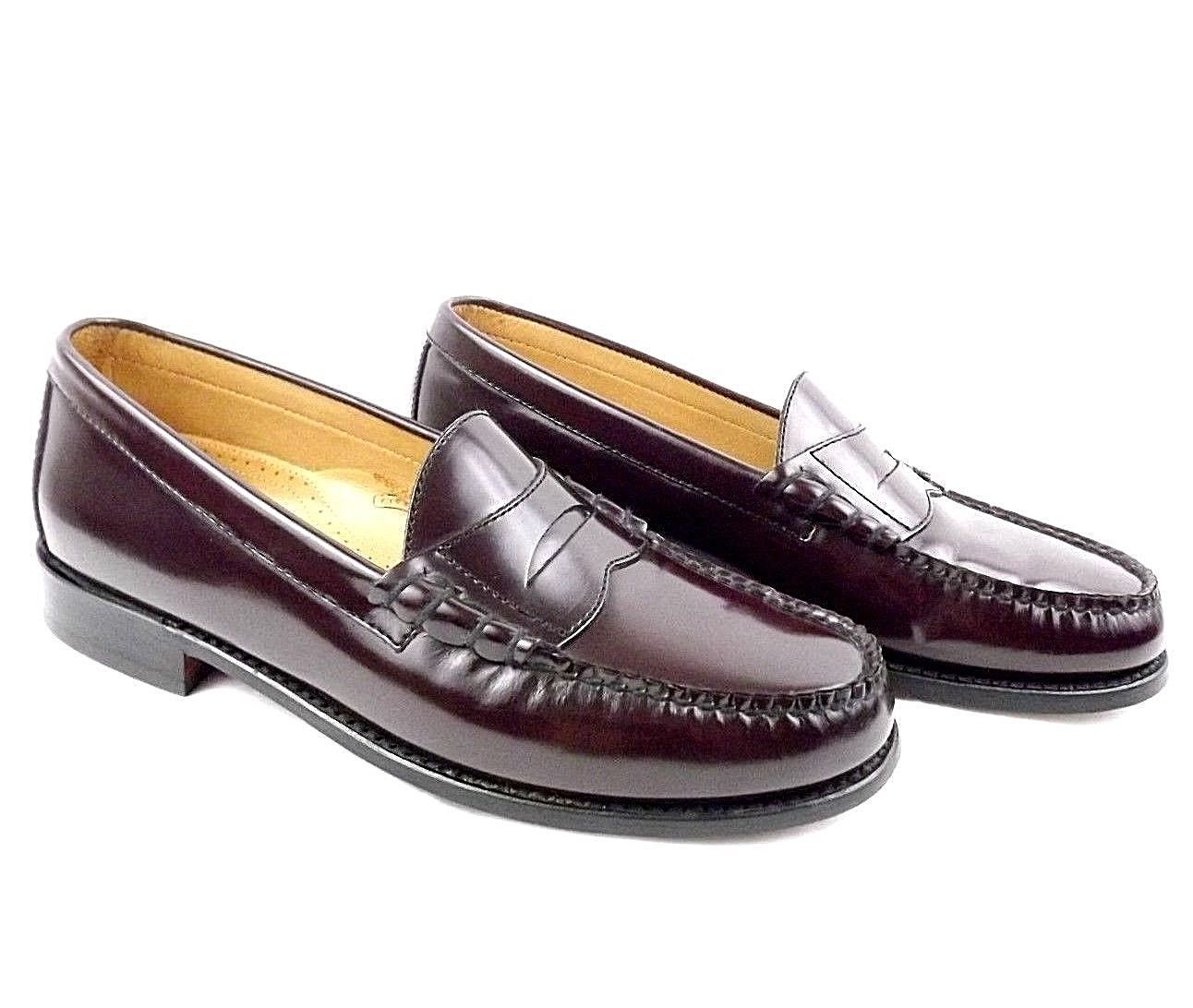 Bostonian Crown Windsor Mens Shoes Penny Loafers Size 10 D Burgundy ...