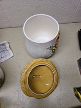 Sears Roebuck Merry Mushroom Ceramic Canister Jar 10" Vintage - READ DESCRIPTION image 8
