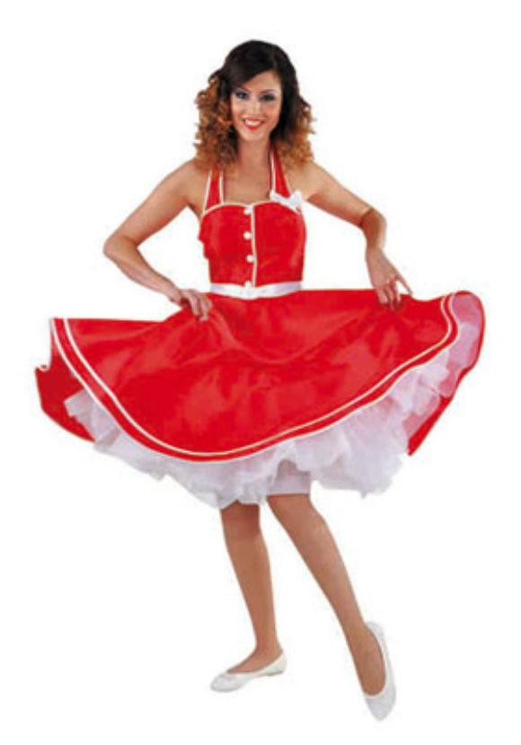 40 Weft Gonna A Rete Rigida Anni '50 Stile Rock And Roll - Bianca/nera, Perfetta Per Feste E Travestimenti Gonna Costume Vintage - Foto 9