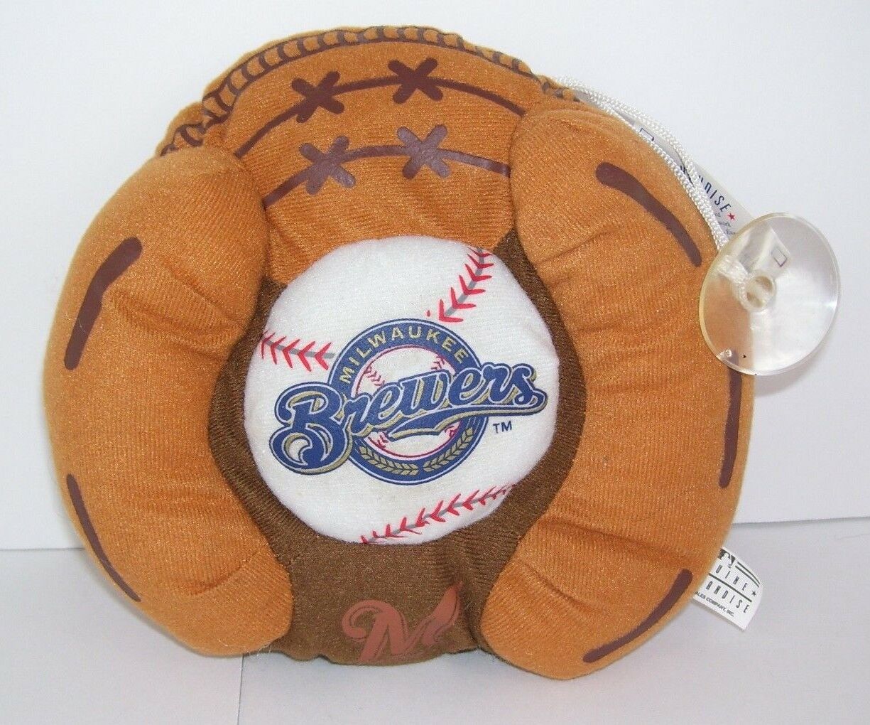 Milwaukee Brewers Plush Glove Window Cling Hang Officially Licensed MLB - $10.88