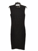 NWT NEW Women Helmut Lang Black Pencil Dress Size 00 image 1