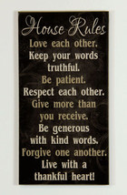 1272- House Rules Black  - $9.95