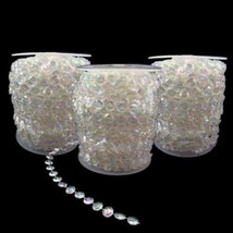 3 X 30M Iridescent Garland Diamond Beaded Strands Acrylic Crystal Wedding Decor - $38.19