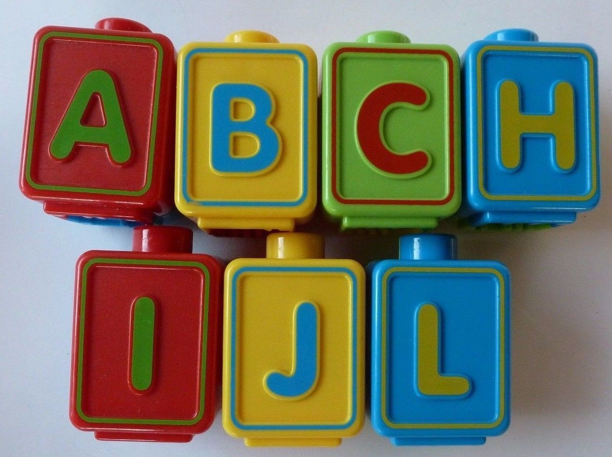 VTECH SITTOSTAND Alphabet Train DUAL SIDE 7 Replacement blocks 14
