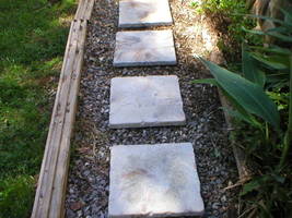 Slate Faced Concrete Stepping Stone Mold SLA-18.5" Sq. Make Patios Walks Floors  image 3