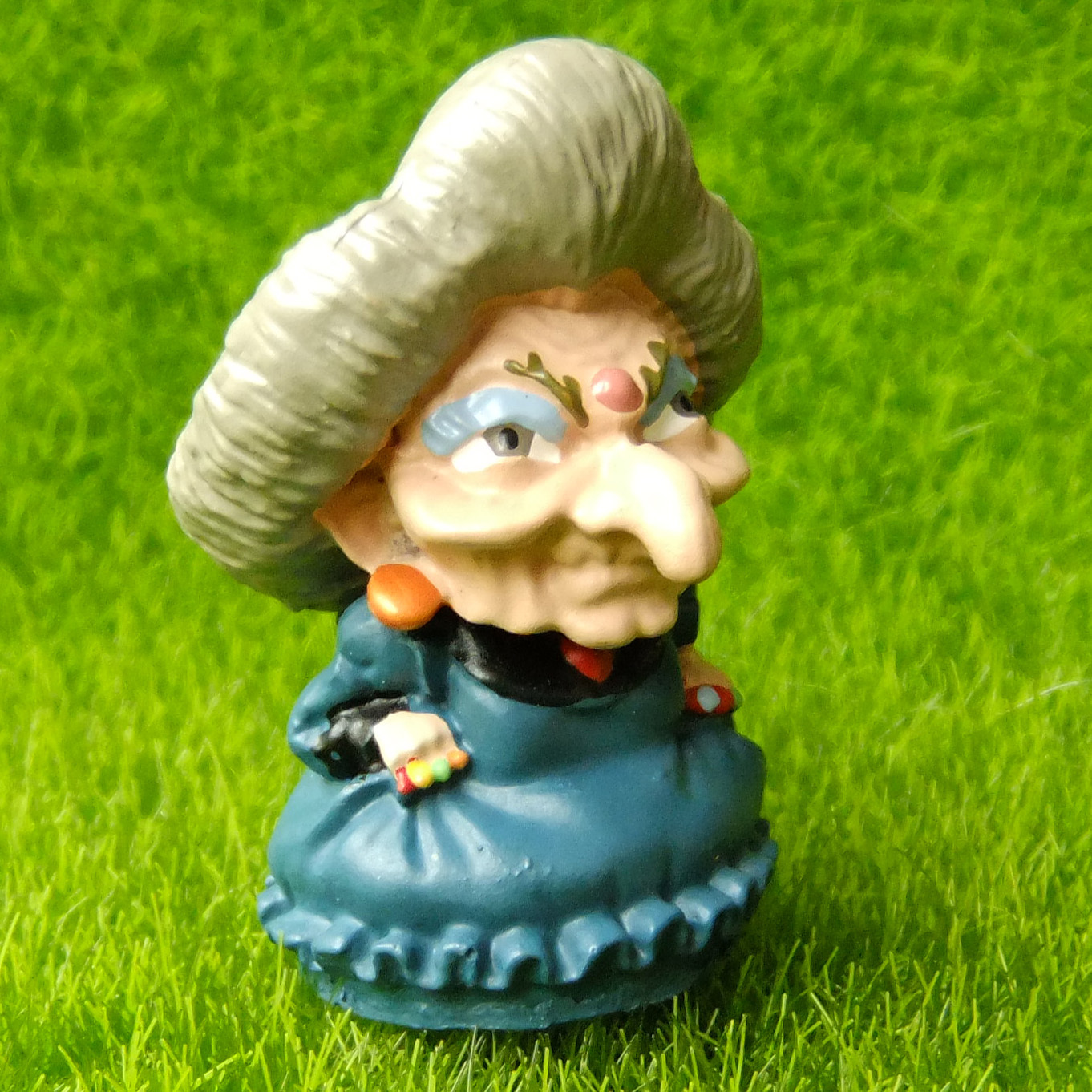 Witch Sorceress Gnome Miniature Sprite Pixie Fairy Garden Terrarium ...