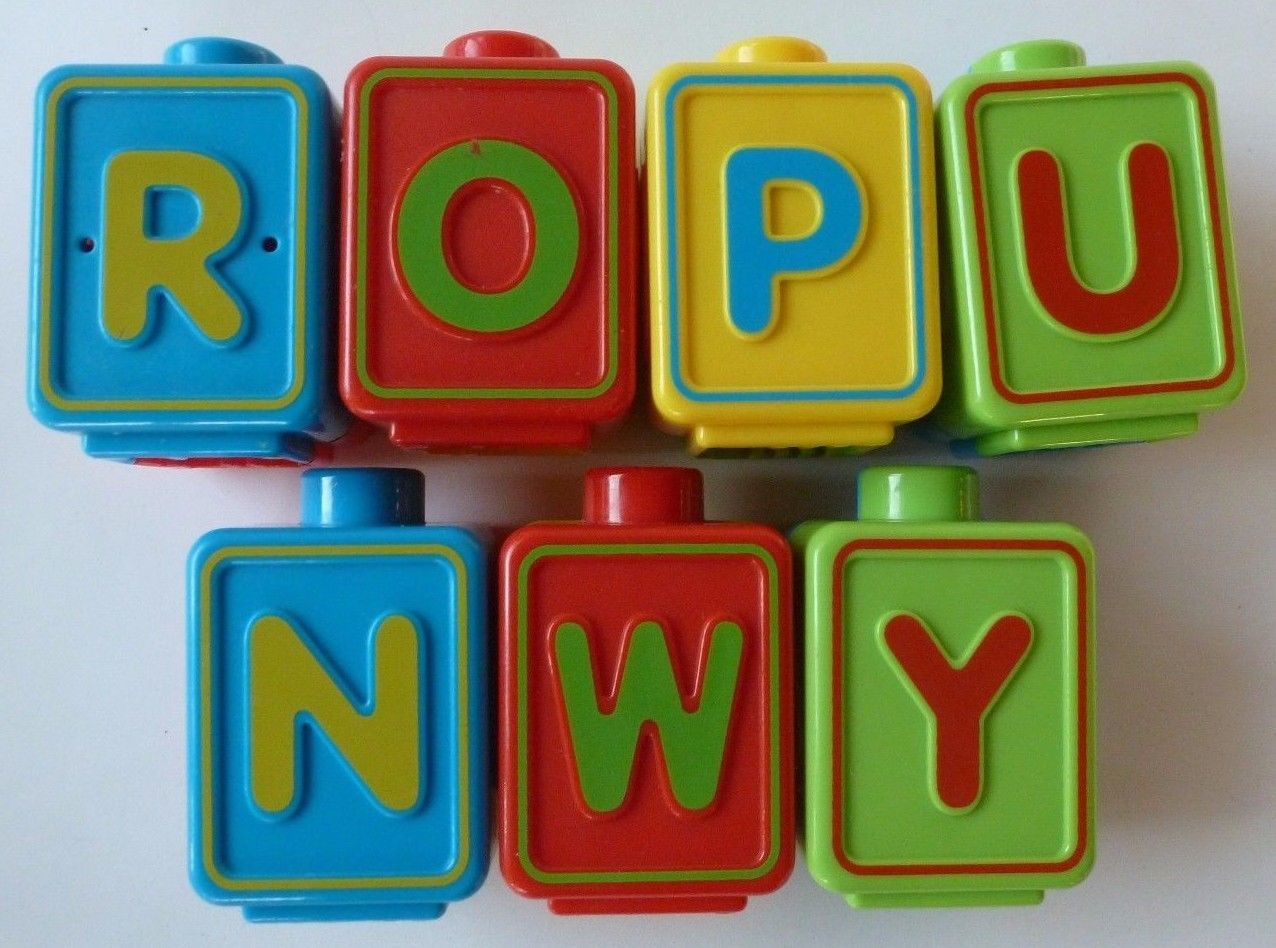 VTECH SITTOSTAND Alphabet Train DUAL SIDE 7 Replacement blocks 14