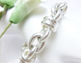 Arte d&#39;Argento Sterling Bold Fancy Link Bracelet Small Wrist 6-1/2&quot; - $89.00