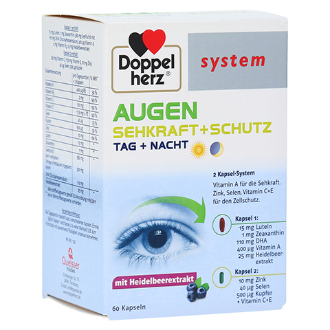 Doppelherz Eye Vision+Protection System Capsules 60 pcs - Vitamins ...