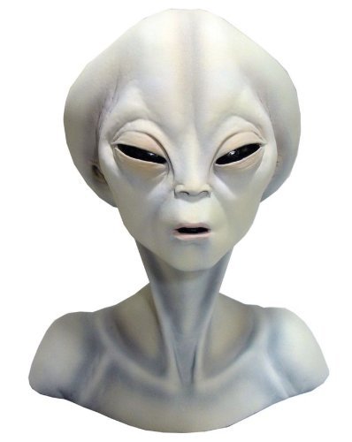 grey alien figurine