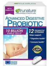 trunature Advanced Digestive Probiotic, 80 Capsules COSTCO#1187500 EXP 0... - $12.87
