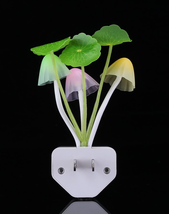 Sensor Led Night Light, Color Changing Plug-In LED Mushroom Dream Bed Lamp image 8