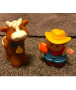 Fisher-Price Little People Cow and Farmer - $7.99
