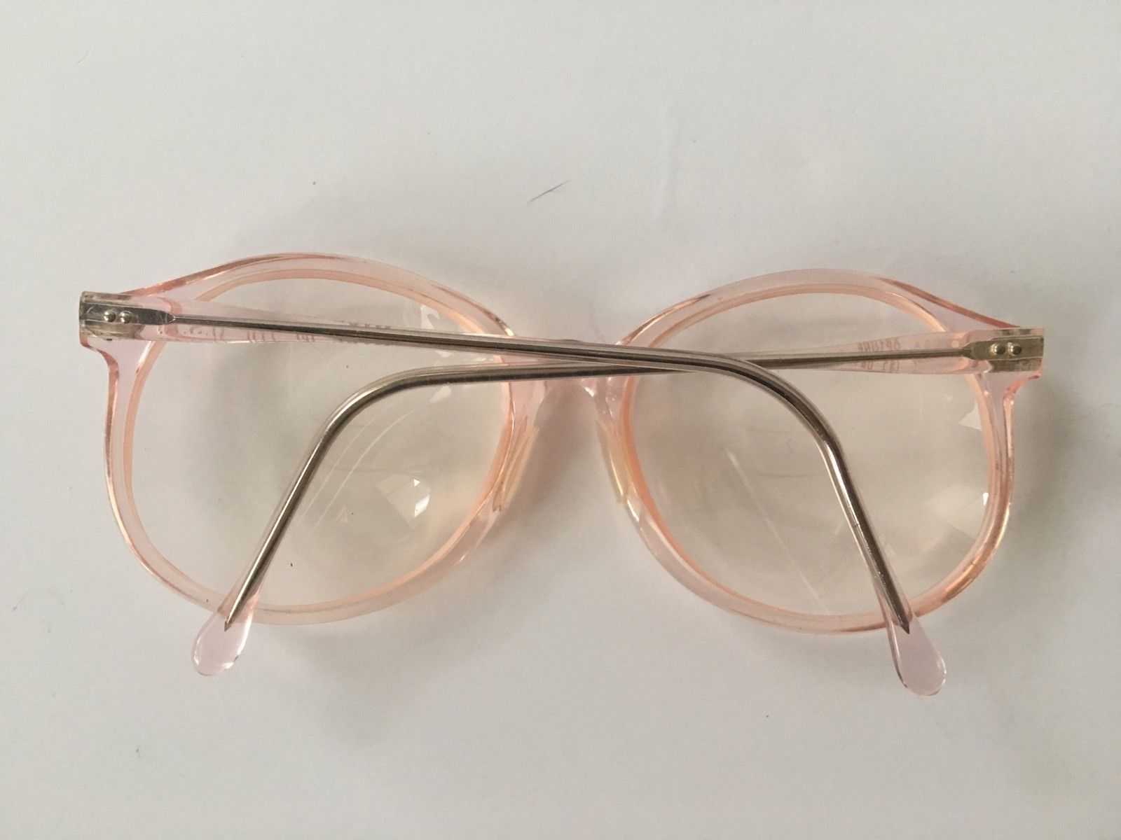 Vintage Hipster Peach Eyeglasses by Pathways Optone Made ...