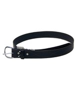 AMISH CURVE STITCH BELT Black Leather Handmade 1½ inch in All Sizes USA ... - $53.97