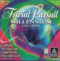 Trivial Pursuit Millennium Edition CD ROM Hasbro Interactive - $1.99