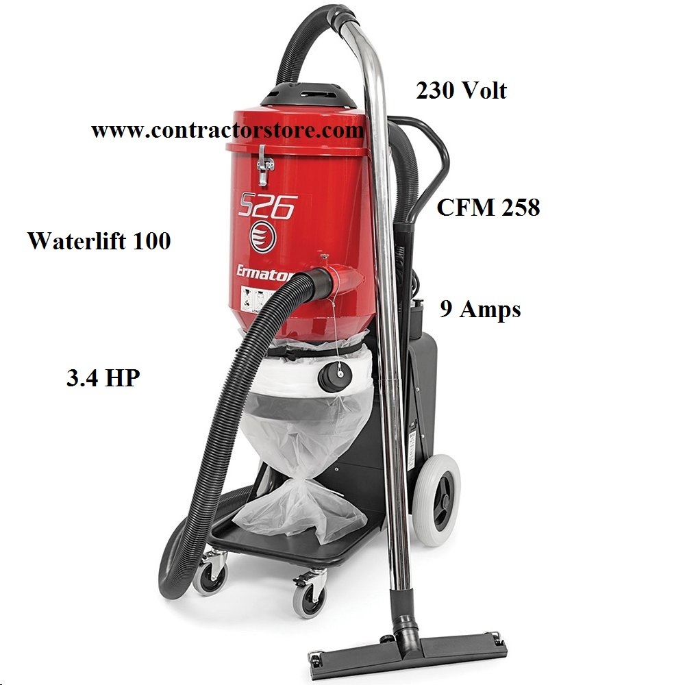 Concrete Grinding Dust Extractor HEPA Vacuum 230V Other Cleaning Supplies