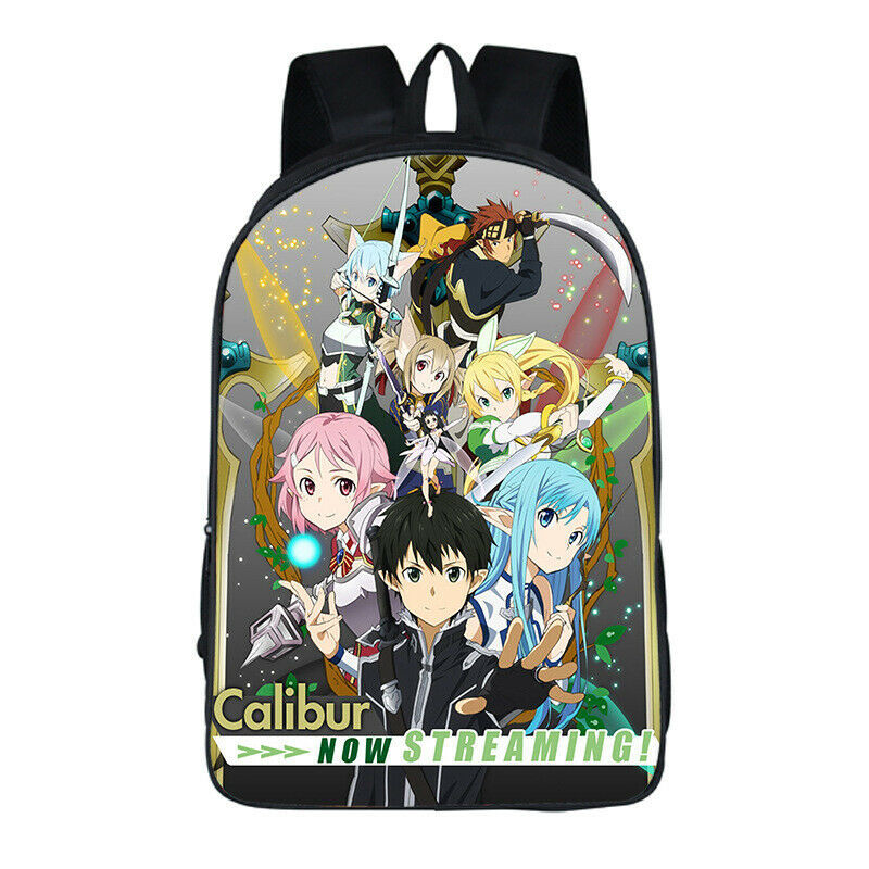 Sword Art Online Backpack Students School Bag Laptop Bag Knapsacks