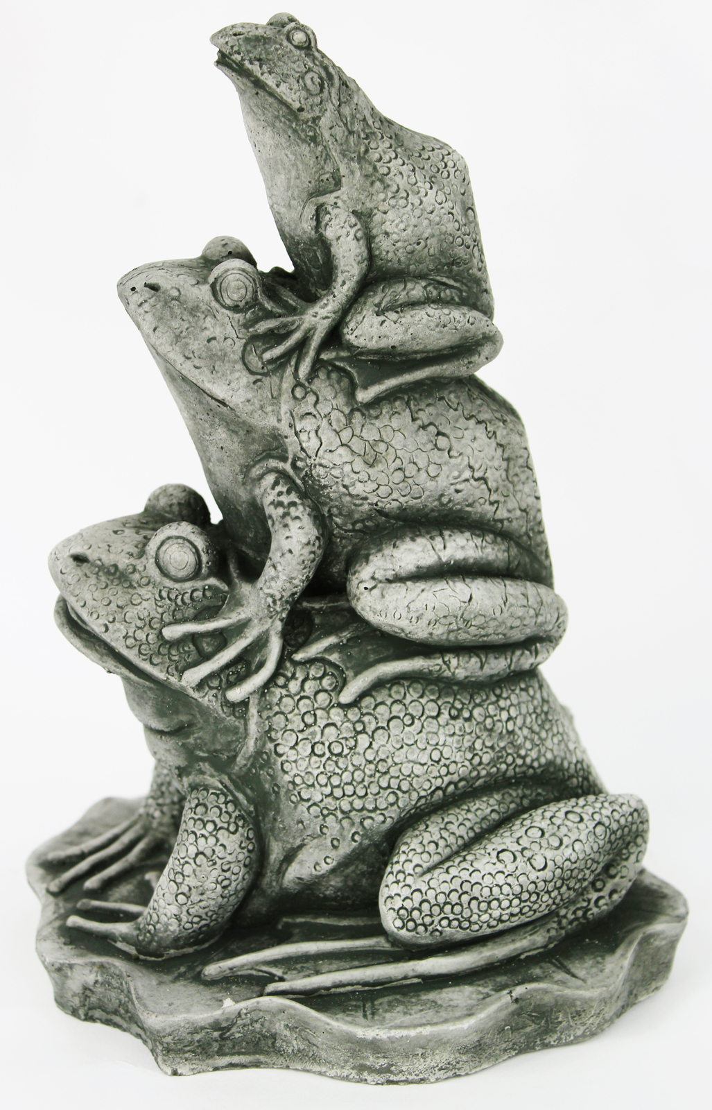 Frogs Stack Concrete Statue Home & Garden