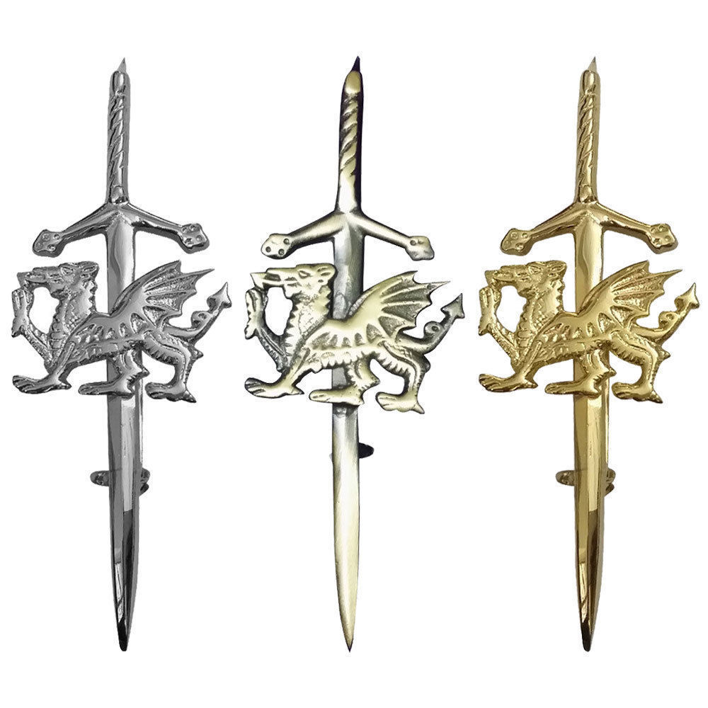 dragon kilt pin