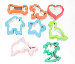 Set of 8 Sandwich Cutters Cookie Stainless Steel - $16.81