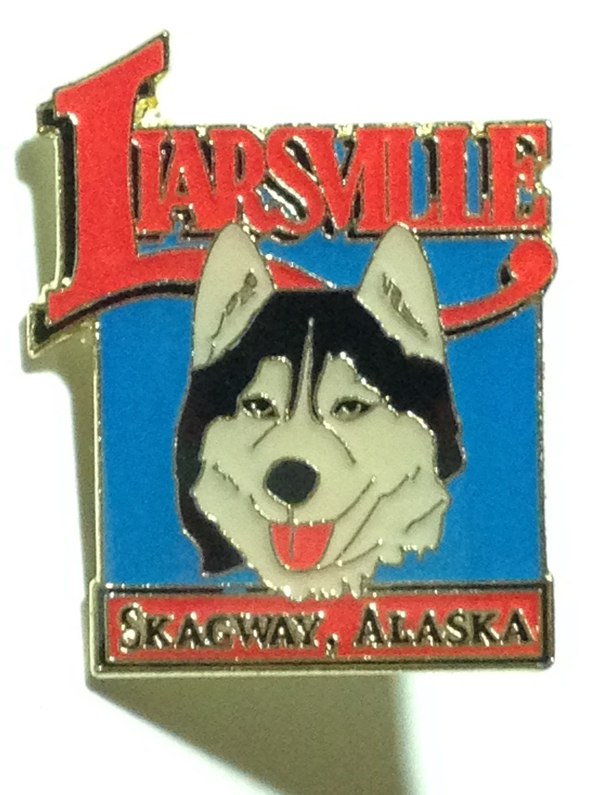 Skagway Alaska Liarsville Gold Rush Trail Camp Souvenir Pin Collector's