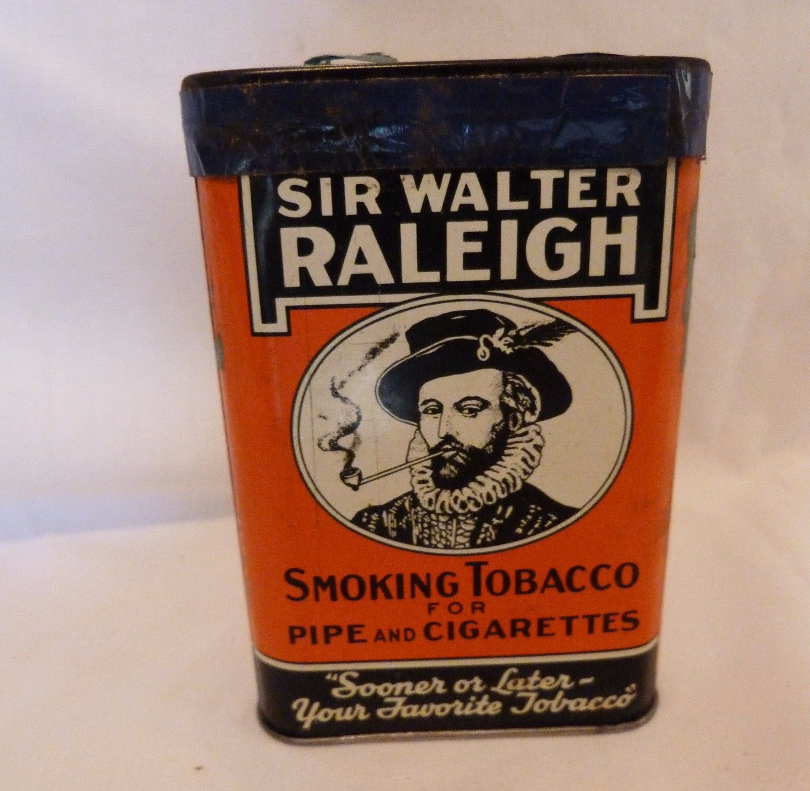 Sir Walter Raleigh Smoking Tobacco Rustic Retro Metal Sign 8