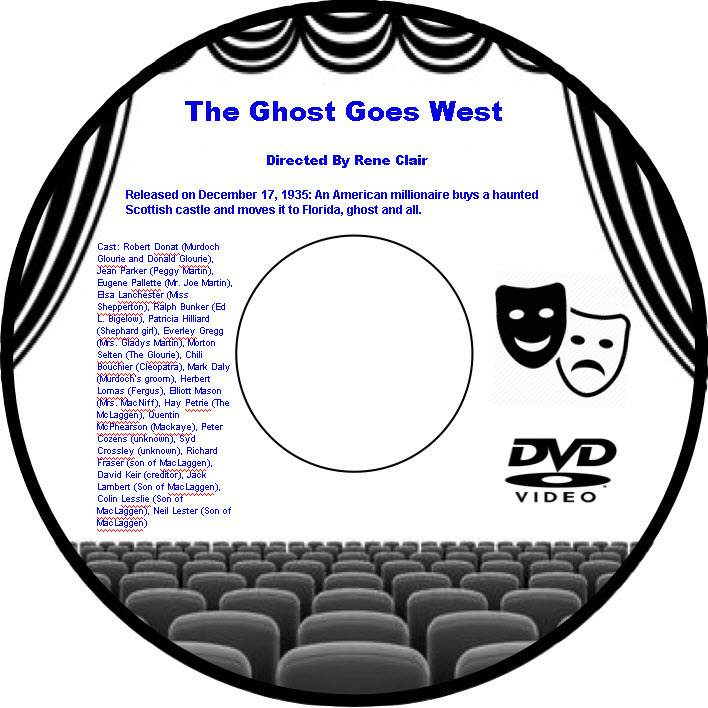 The Ghost Goes West 1935 DVD Film Comedy Rene Clair Robert Donat Jean Parker
