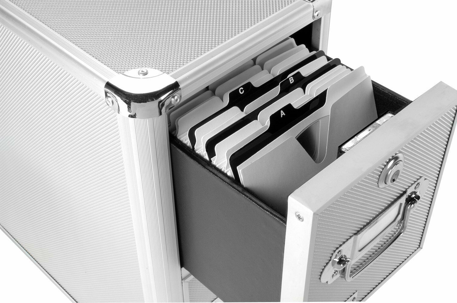 DVD Dividers Alphabetical CD File Organizer Snap Storage f Box Rack