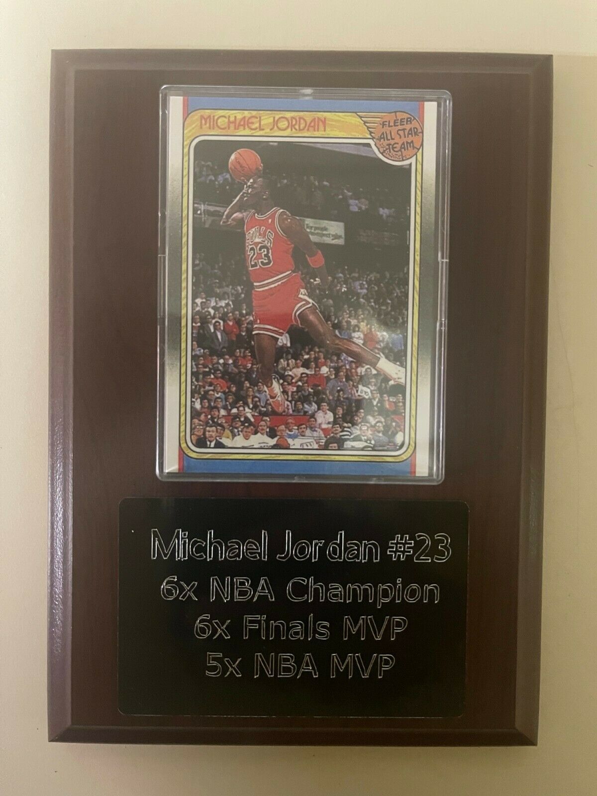 Michael Jordan NBA Chicago Bulls 5"x7" Engraved Plaque Plaques
