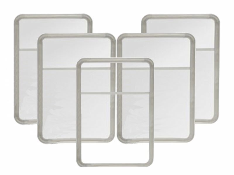 BCW Large Dollar 5 pack Display Slab with Foam Inserts-Combo White