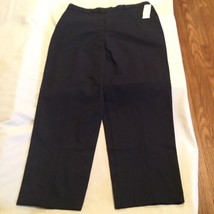  Size 16 Husky George uniform pants flat front navy blue new boys   - $18.29