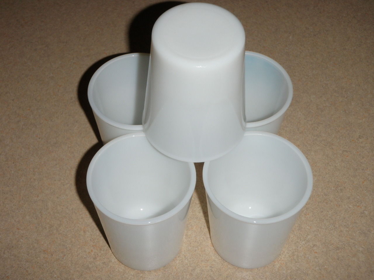 Salton Yogurt Maker YM-4 White Milk Glass Jar Cup With Lid Replacement Part GM-5