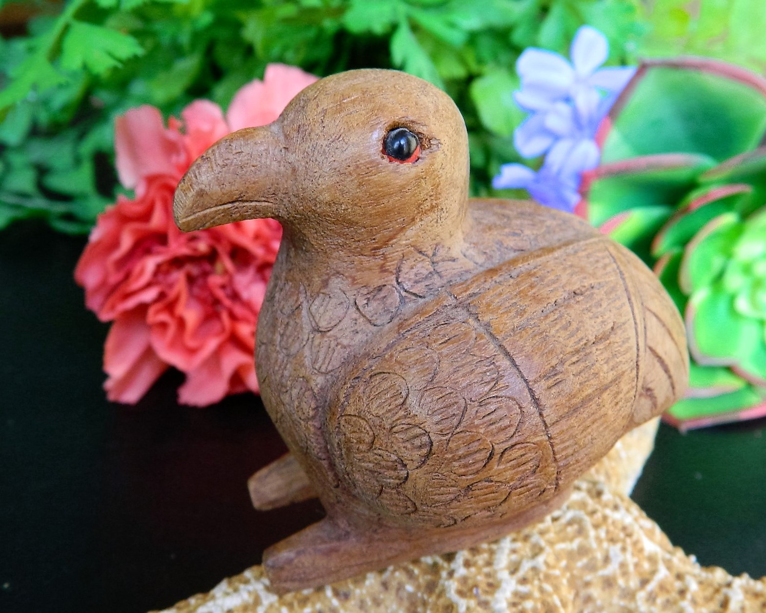 wooden art figurine