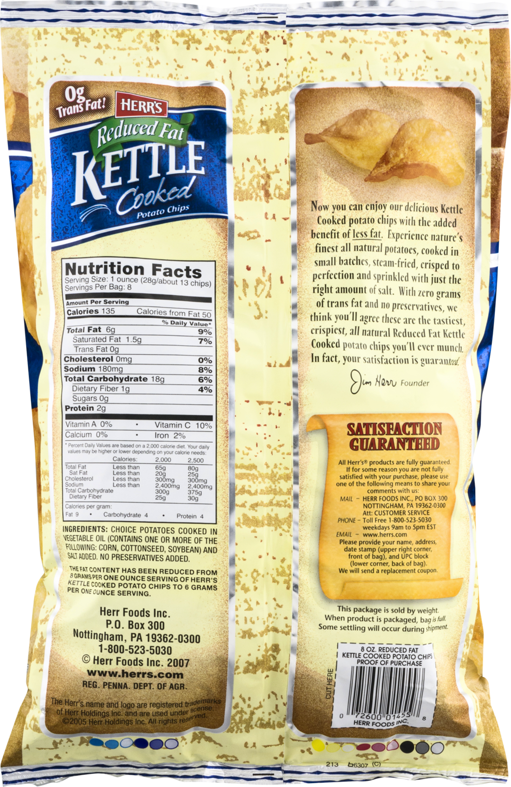 Herr S Reduced Fat Kettle Cooked Potato And 24 Similar Items