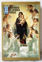 F.X. Schmid The Virgin With Angels 1900 Bouguereau 2000 Piece Puzzle - Complete - $23.70