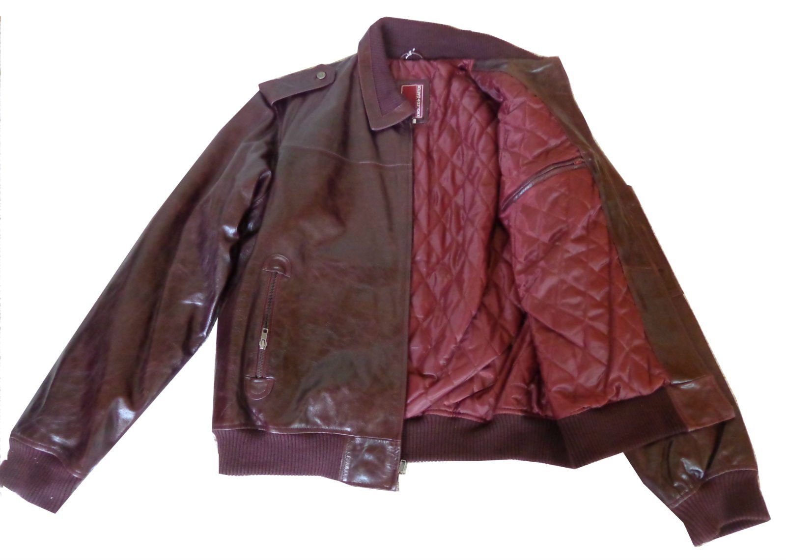Men's Leather Bomber Jackets Clearance