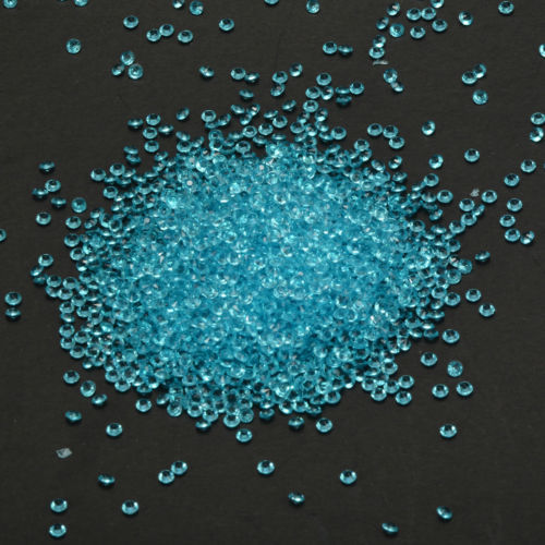 12mm Crystal 6.5 Carats Diamond Confetti AB Coating For Table Scatter 50 PCS 