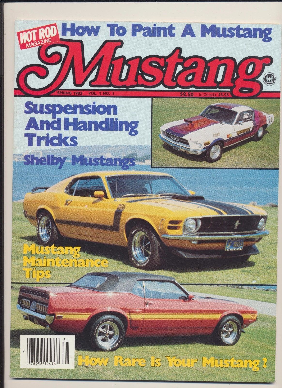 Vintage 1980's Lot 7 Hot Rod Magazine Ford Mustang Muscle Car Monthly ...