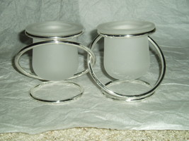 PartyLite Silver Plated Gemini Candleholder Party Lite - $9.00