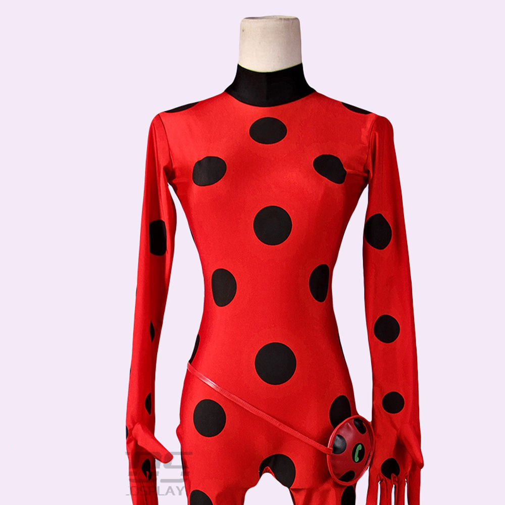 Miraculous Ladybug Marinette Jumpsuit Catsuit Cosplay Costume Halloween Sweatshirts Hoodies 