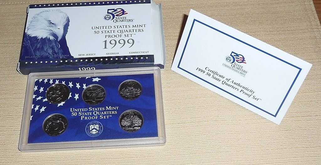 FREE SHIPPING 1999-S Pennsylvania Clad Proof State Quarter PCGS PR69DCAM
