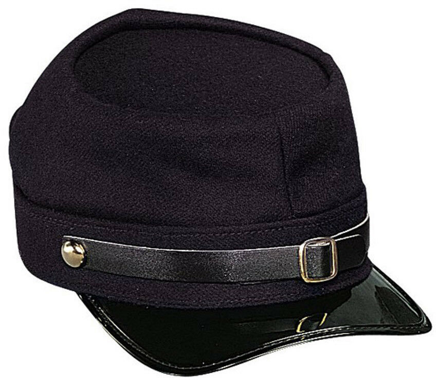 American Civil War Kepi Hat, Union Blue / Confederate Grey, US Military ...